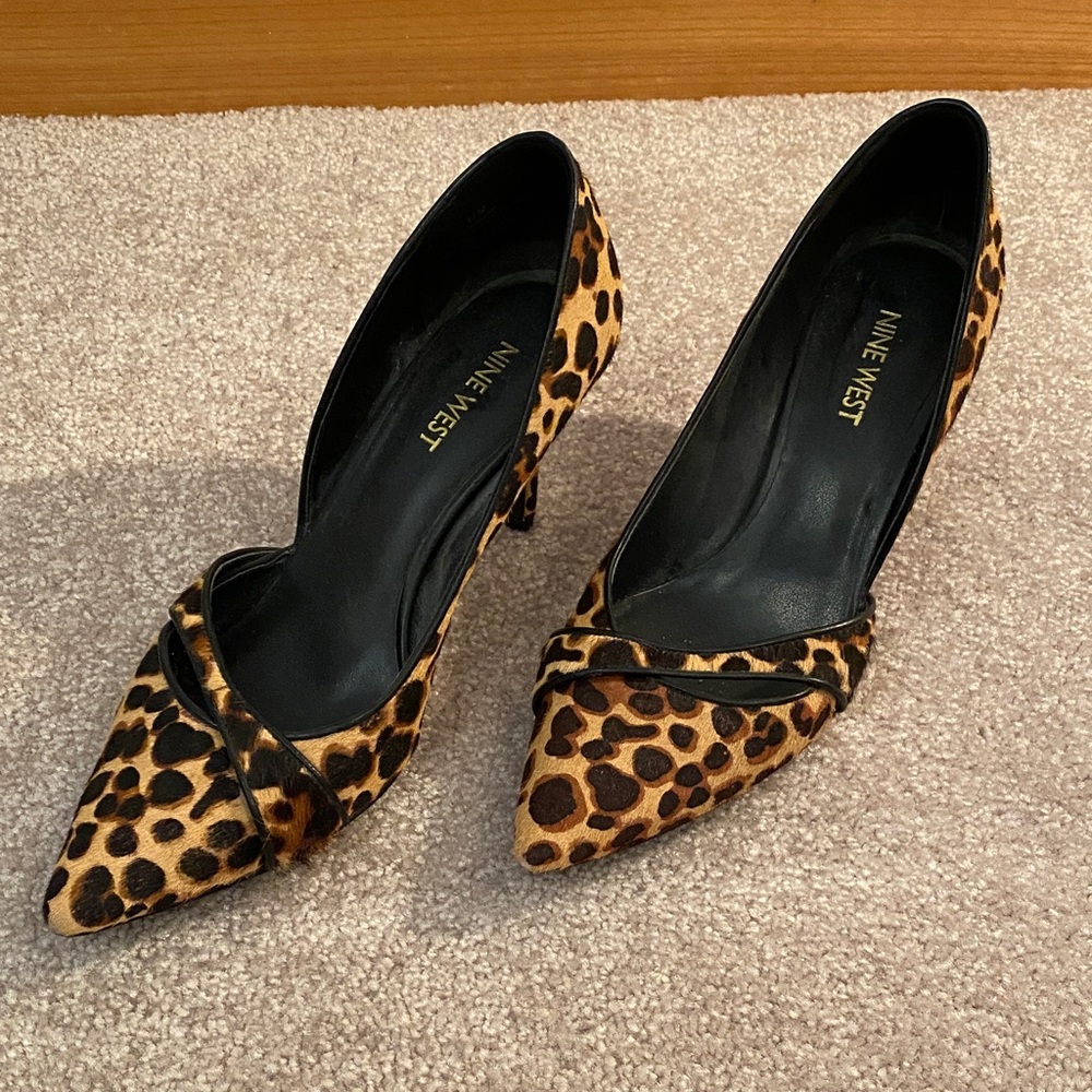 Nine West Leopard Print Heels